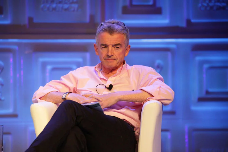 Michael O'Leary pracuje w Ryanair od 1987 roku.