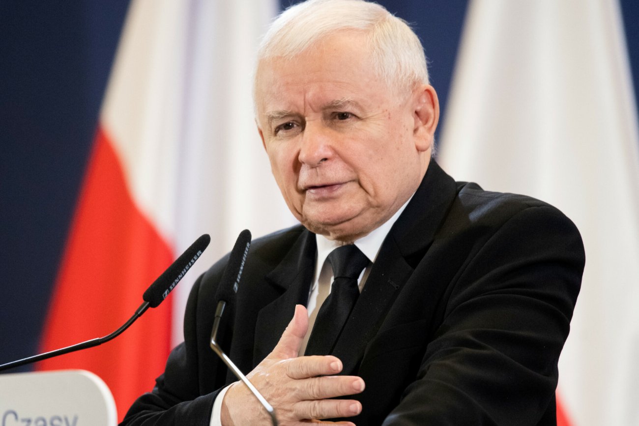 Prezes PiS Jarosław Kaczyński