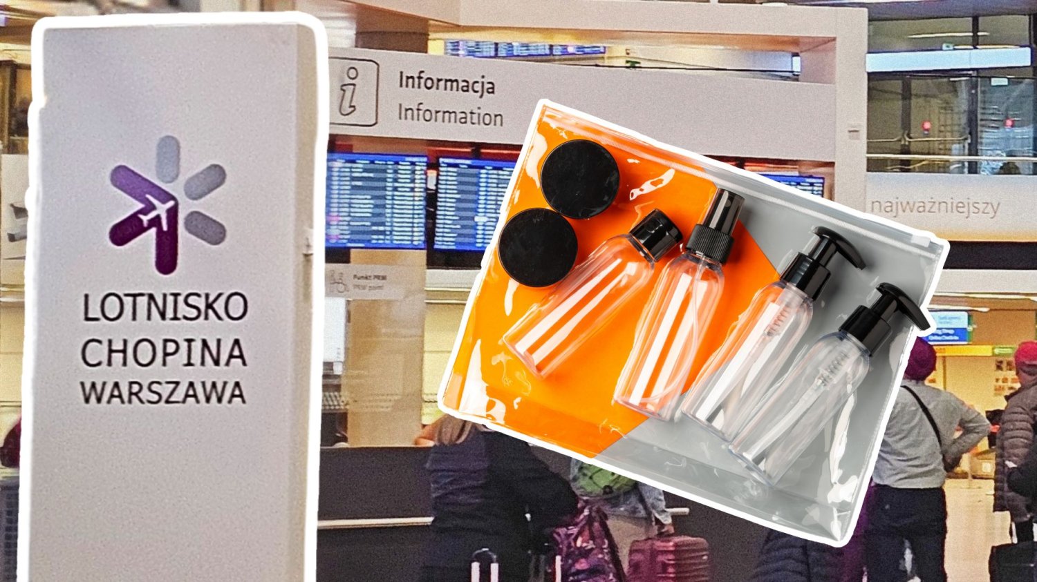 Lotnisko Chopina znosi limit płynów w bagażu podręcznym.