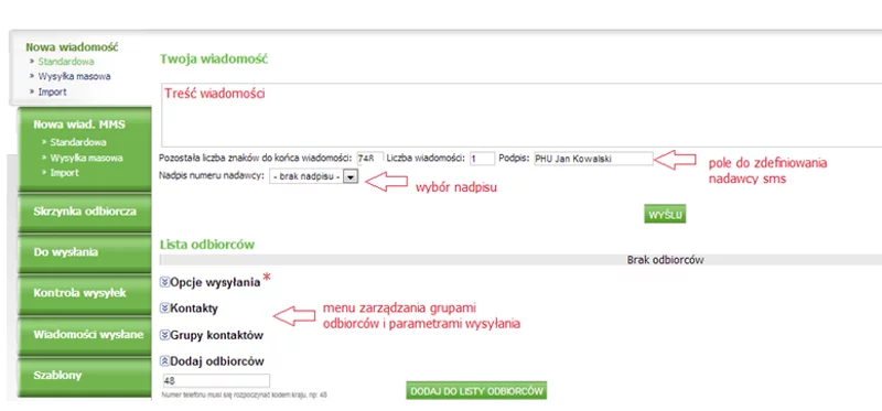 MultiInfo SOHO to usługa skierowana do firm i instytucji, które chcą szybko i efektywnie komunikować się dwukierunkowo z dużymi grupami osób