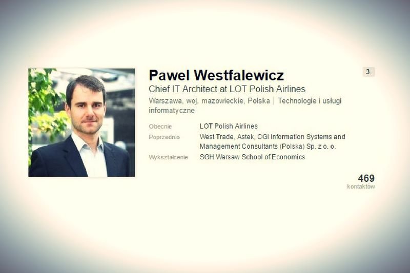 Chief IT Architect błysnął żartem.