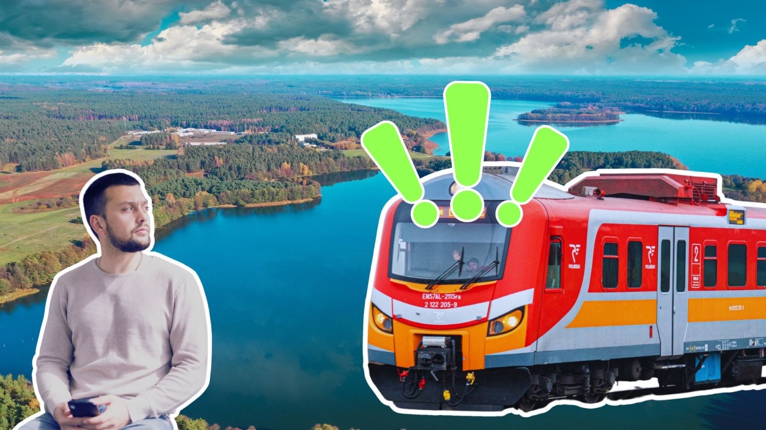 Jezioro, pociąg i mężczyzna. Koniec hegemonii Polregio w regionie? Idzie wielki przełom na warmińsko-mazurskich torach