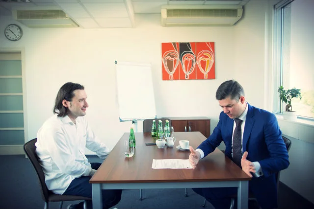 Michał Musielak podczas rozmowy z INN:Poland