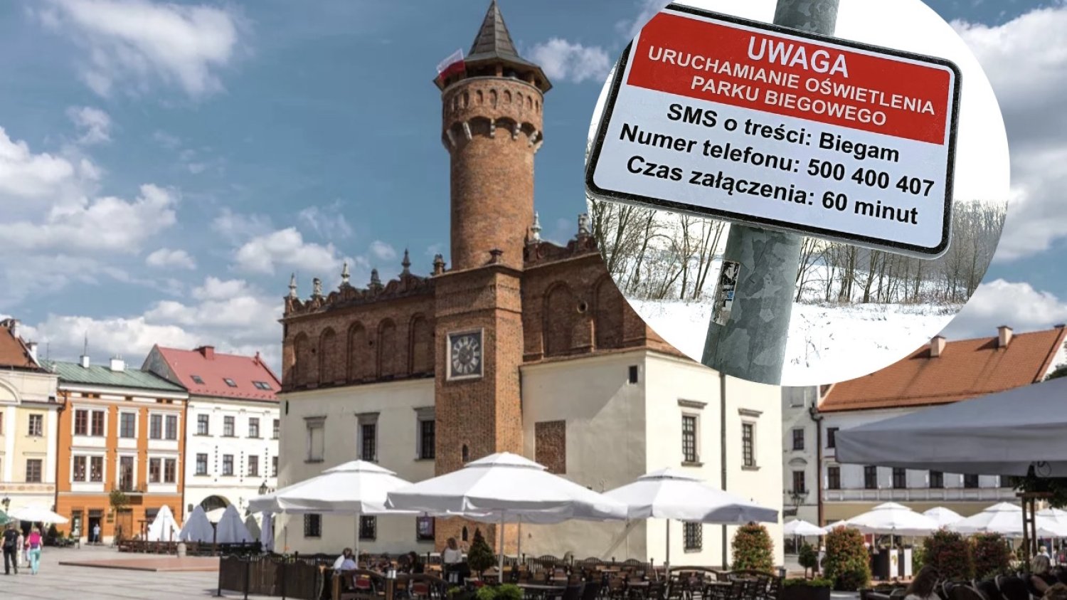 Latarnie na SMS w Tarnowie