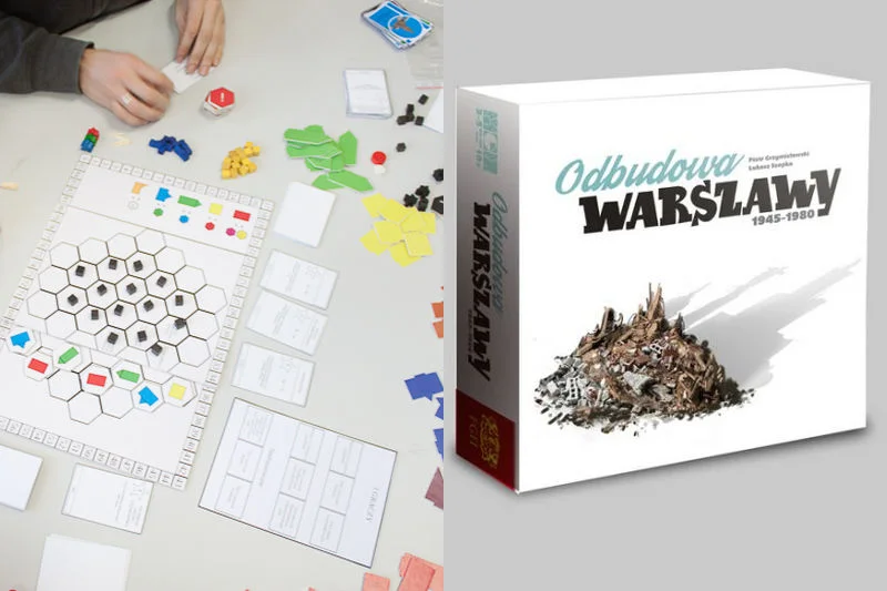 Prototyp gry i nowa wersja pudełka.