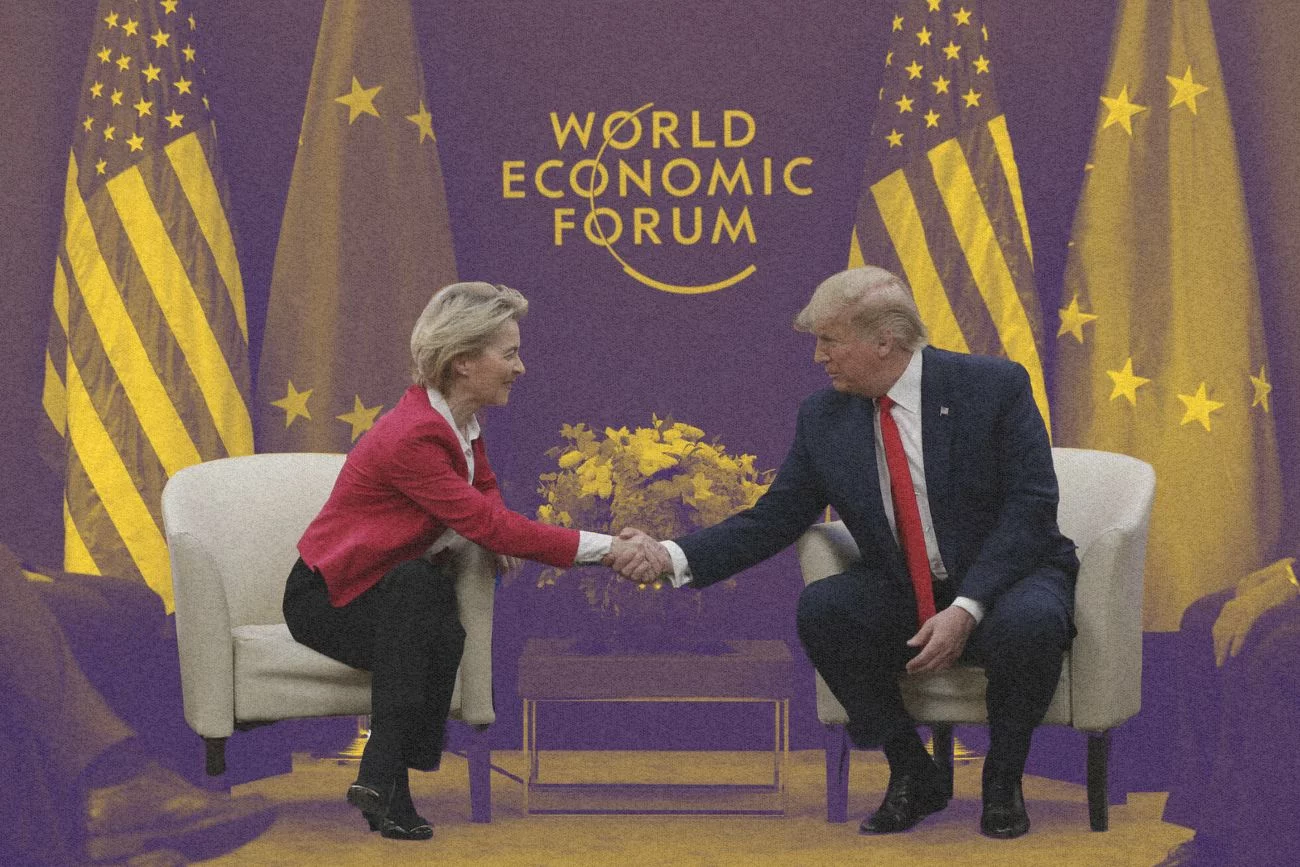 Ursula von der Leyen i Donald Trump.