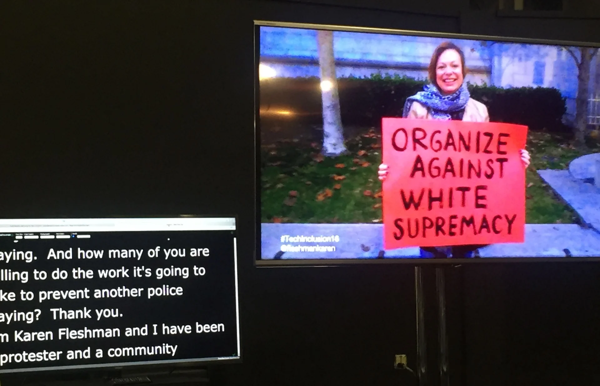 Poruszający był panel o agresji policji wobec społeczności Afroamerykanów w USA