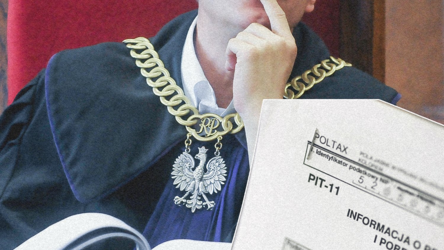 Sędzia i formularz PIT-11.