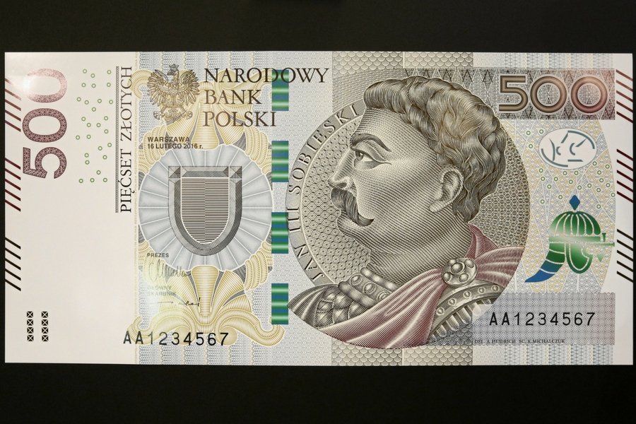 Tak będzie wyglądać nowa pięćsetzłotówka.