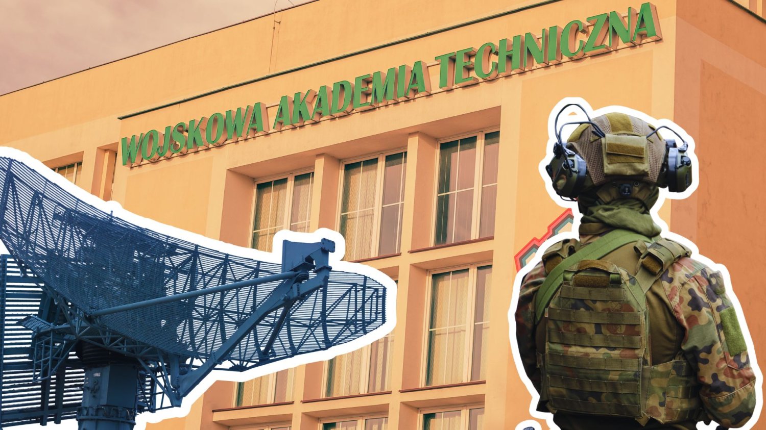 WAT otwiera nowy budynek Instytutu Radioelektroniki. Tutaj wyszkolą strażników polskiego nieba Budynek WAT, radar i żołnierz. WAT otwiera nowy budynek Instytuu Radioelektroniki. Polska
inwestuje nie tylko w sprzęt ale i edukację