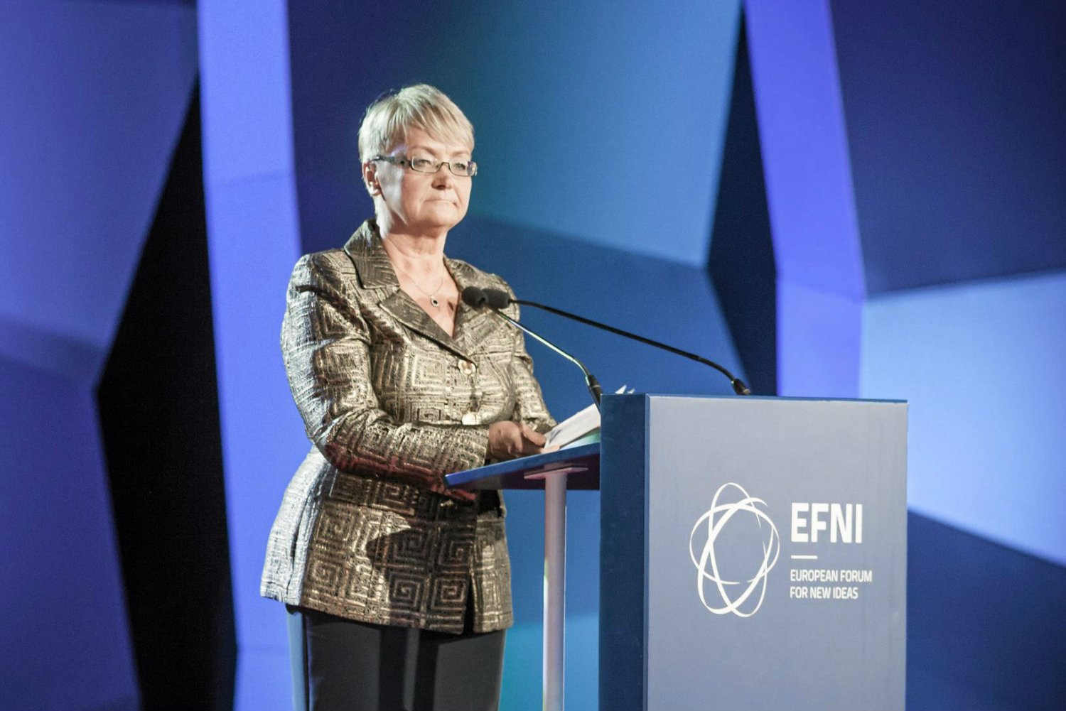 Henryka Bochniarz - gospodarz Europejskego Forum Nowych Idei