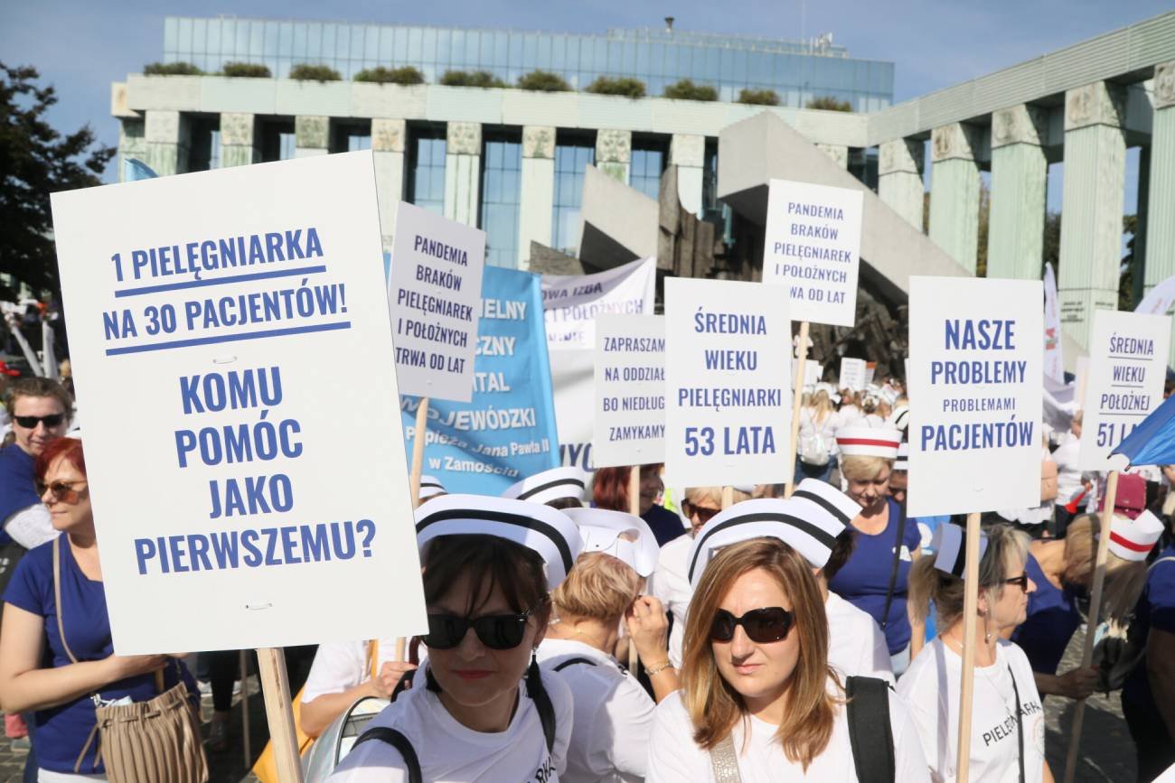 protest medyków