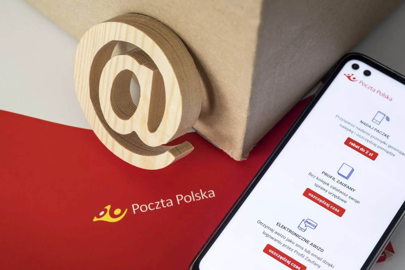 Aplikacja Poczty Polskiej i system e-Doręczeń.