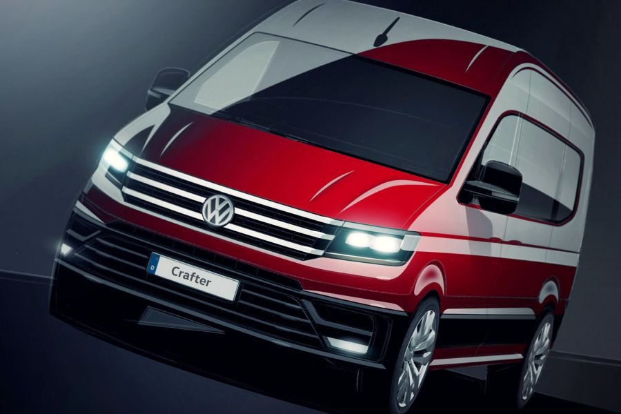 Wizualizacja nowe Volkswagen Craftera.