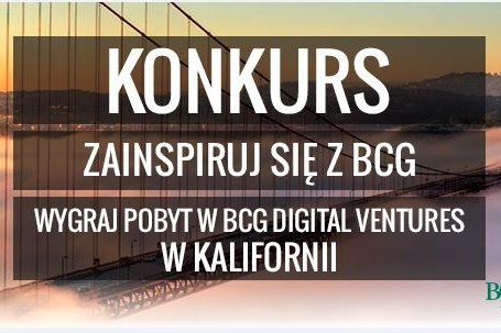 Studenci mogą wziąć udział w konkursie "Zainspiruj się z BCG"