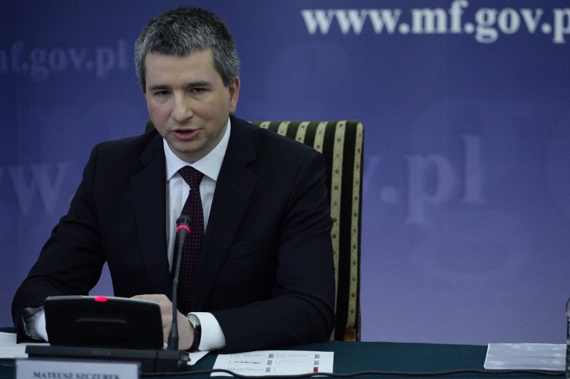 Szef Ministerstwa Finansów - Mateusz Szczurek.
