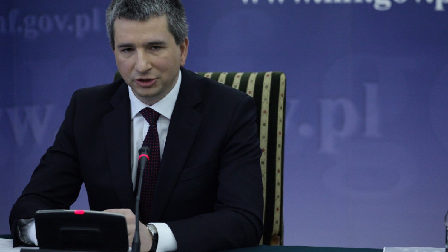 Szef Ministerstwa Finansów - Mateusz Szczurek.