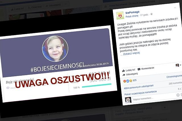 Internetowa zbiórka na operację chorego chłopca, Antosia, to oszustwo. Do grona naciągniętych należą m.in. Anna i Robert Lewandowscy, którzy do tej zbiórki dorzucili aż 100 000 złotych.