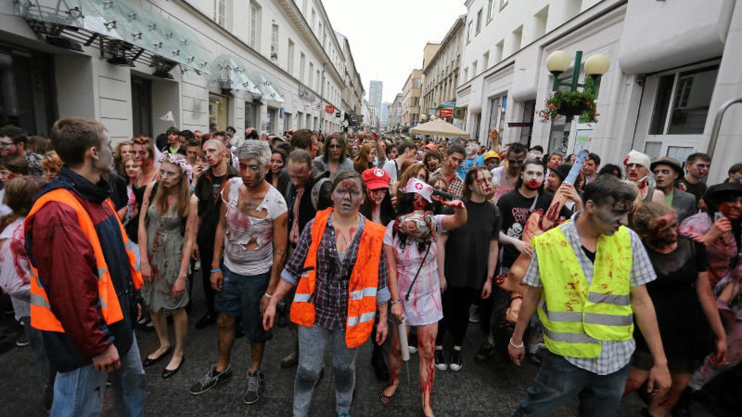 W razie epidemii zombie osoby w miastach będą miały najmniejsze szanse na przeżycie.