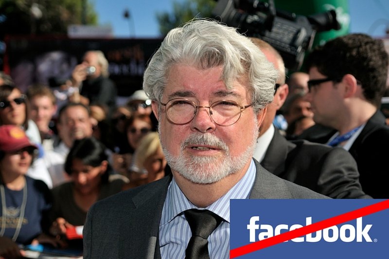 George Lucas, twórca kultowej sagi "Gwiezdne Wojny", trzyma się z dala od serwisów społecznościowych pokroju Facebooka