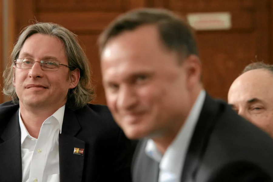 Wojciech Sobieraj, cyfrowy buntownik branży bankowej , i Leszek Czarnecki, twórca Getin Banku.