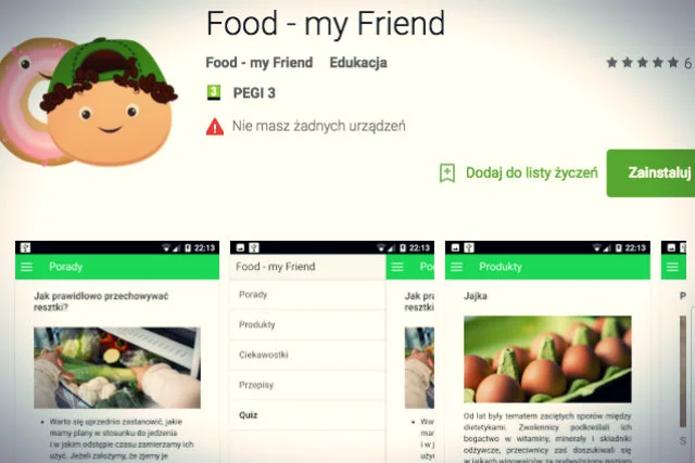 Aplikację napisaną na Androida można pobrać za darmo w Sklepie Play, waży 3 MB.