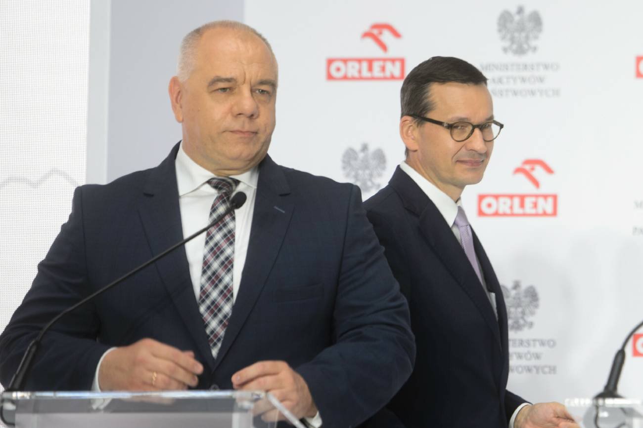 Jacek Sasin i Mateusz Morawiecki