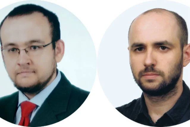 Krzysztof (po prawej) i Kacper (po lewej) Ząber.