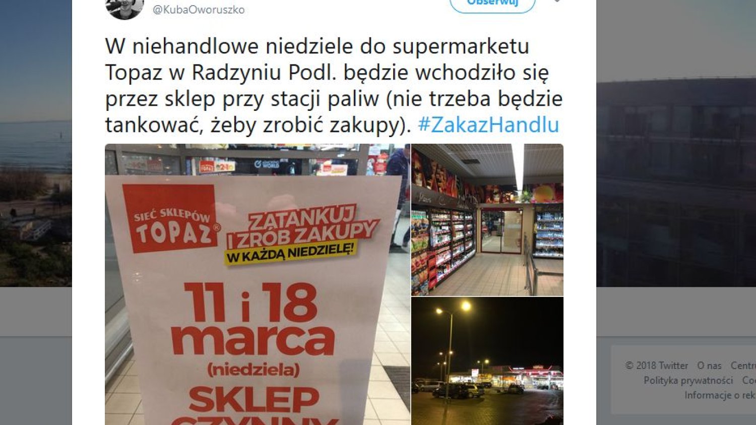 Niektóre sklepy znalazły sposób na handel w niedziele.