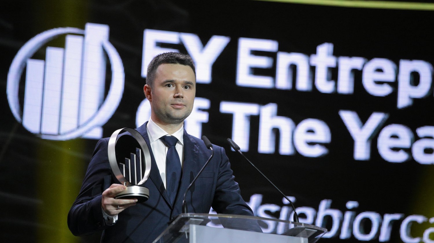 Marcin Grzymkowski jest reprezentantem Polski w międzynarodowym konkursie World Entrepreneur Of The Year organizowanym przez EY