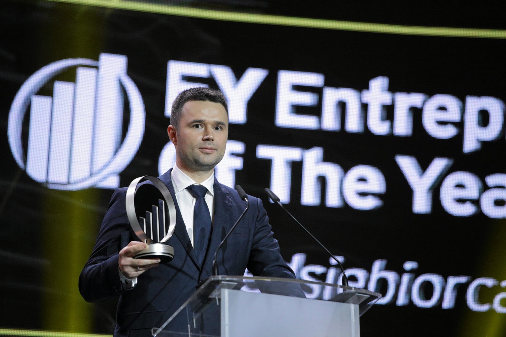 Marcin Grzymkowski jest reprezentantem Polski w międzynarodowym konkursie World Entrepreneur Of The Year organizowanym przez EY