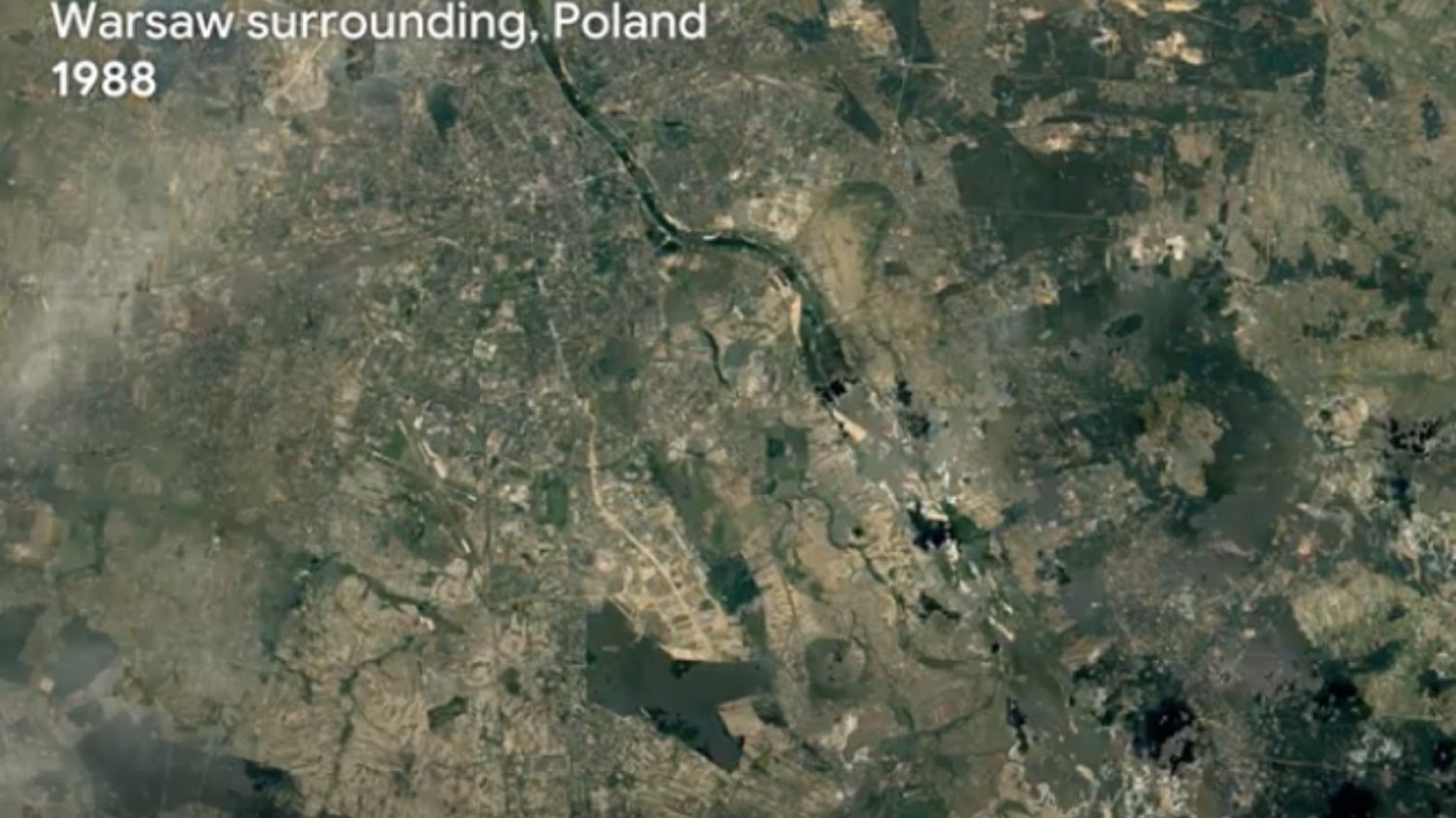 Nowy timelapse od Google. Tak zmieniła się Polska w kilkadziesiąt lat