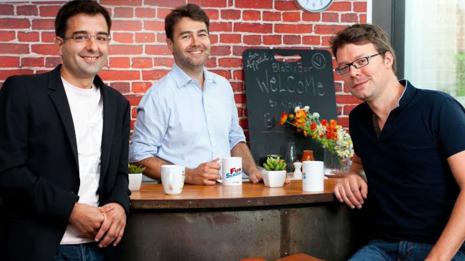 Od lewej Nicolas Brusson - COO Frédéric Mazzella - CEO Francis Nappez - CTO - pomysłodawcy i założyciele BlaBlaCar