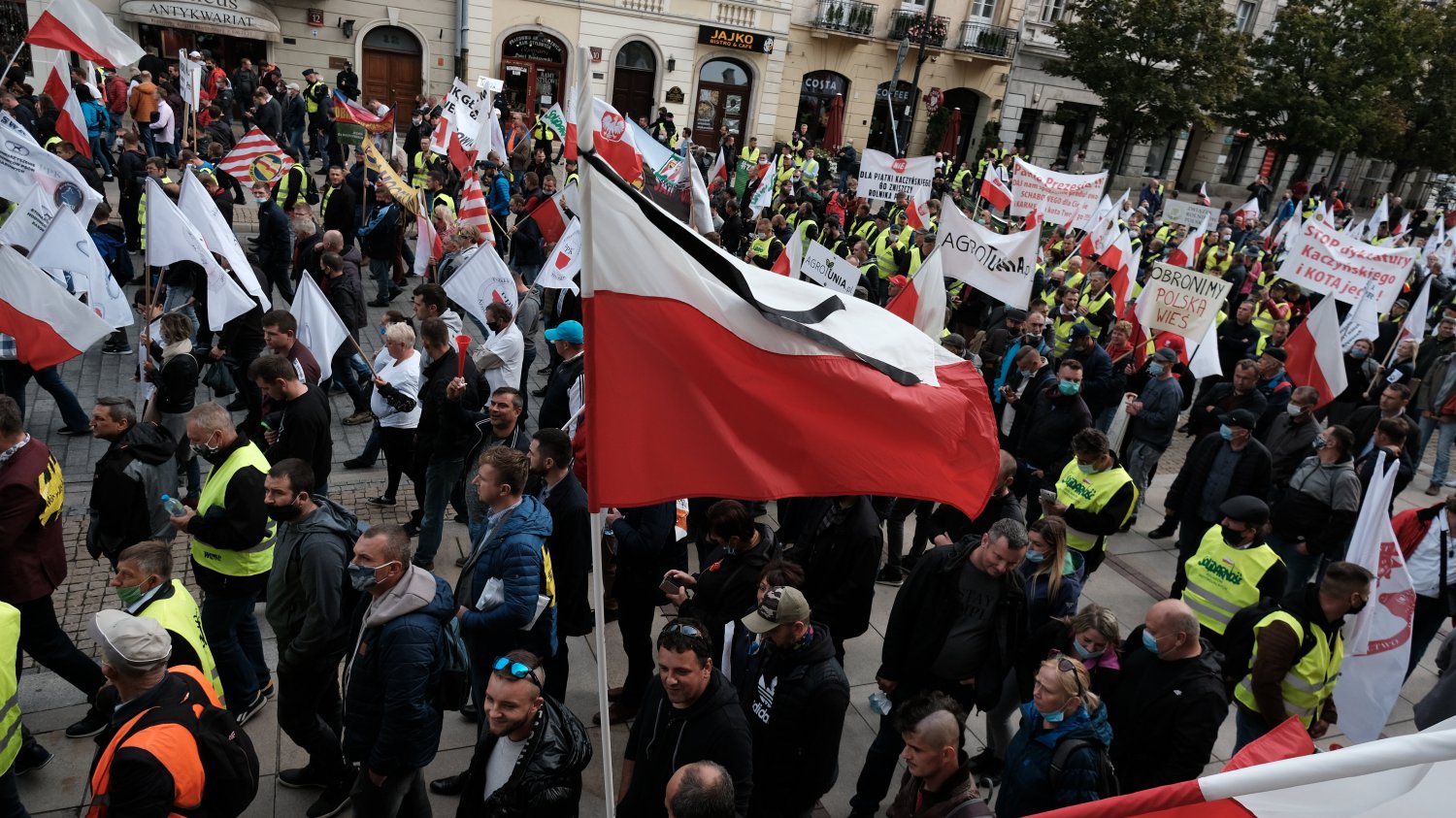 30 września tego roku rolnicy protestowali w Warszawie.