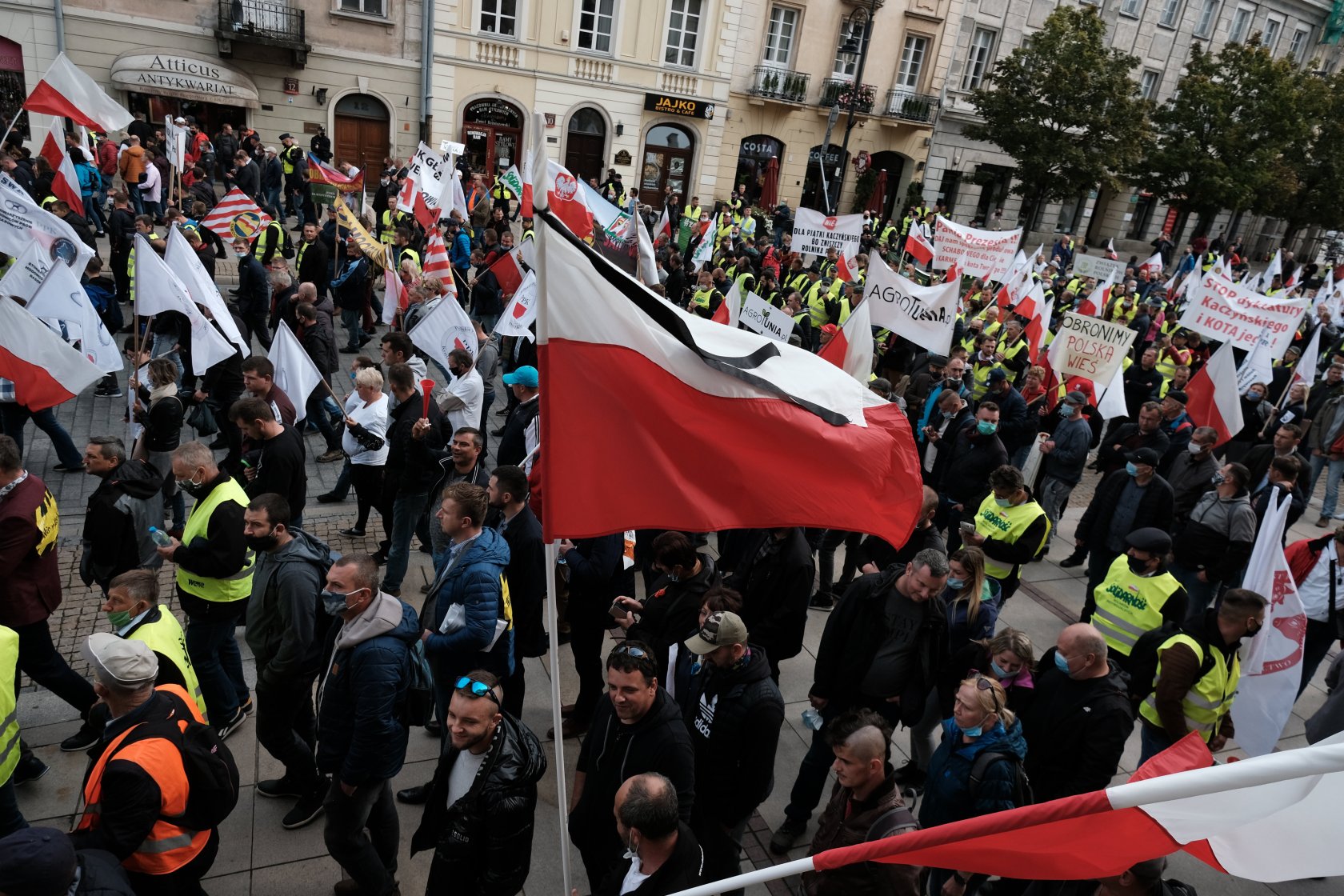 30 września tego roku rolnicy protestowali w Warszawie.