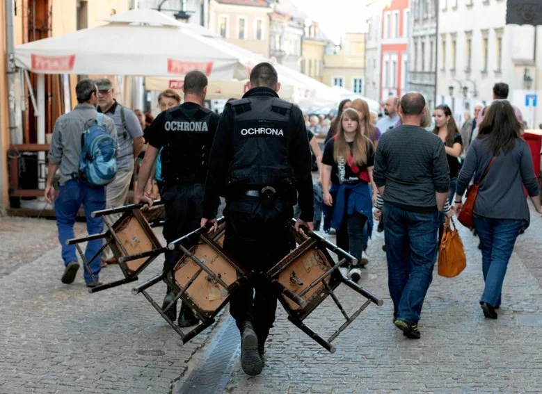 Ochrona na imprezach zarabia podobnie jak ochrona w marketach