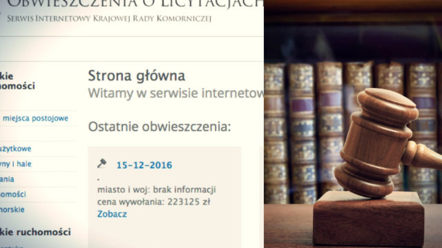 Na licytacjach komorniczych znaleźć można prawdziwe okazje