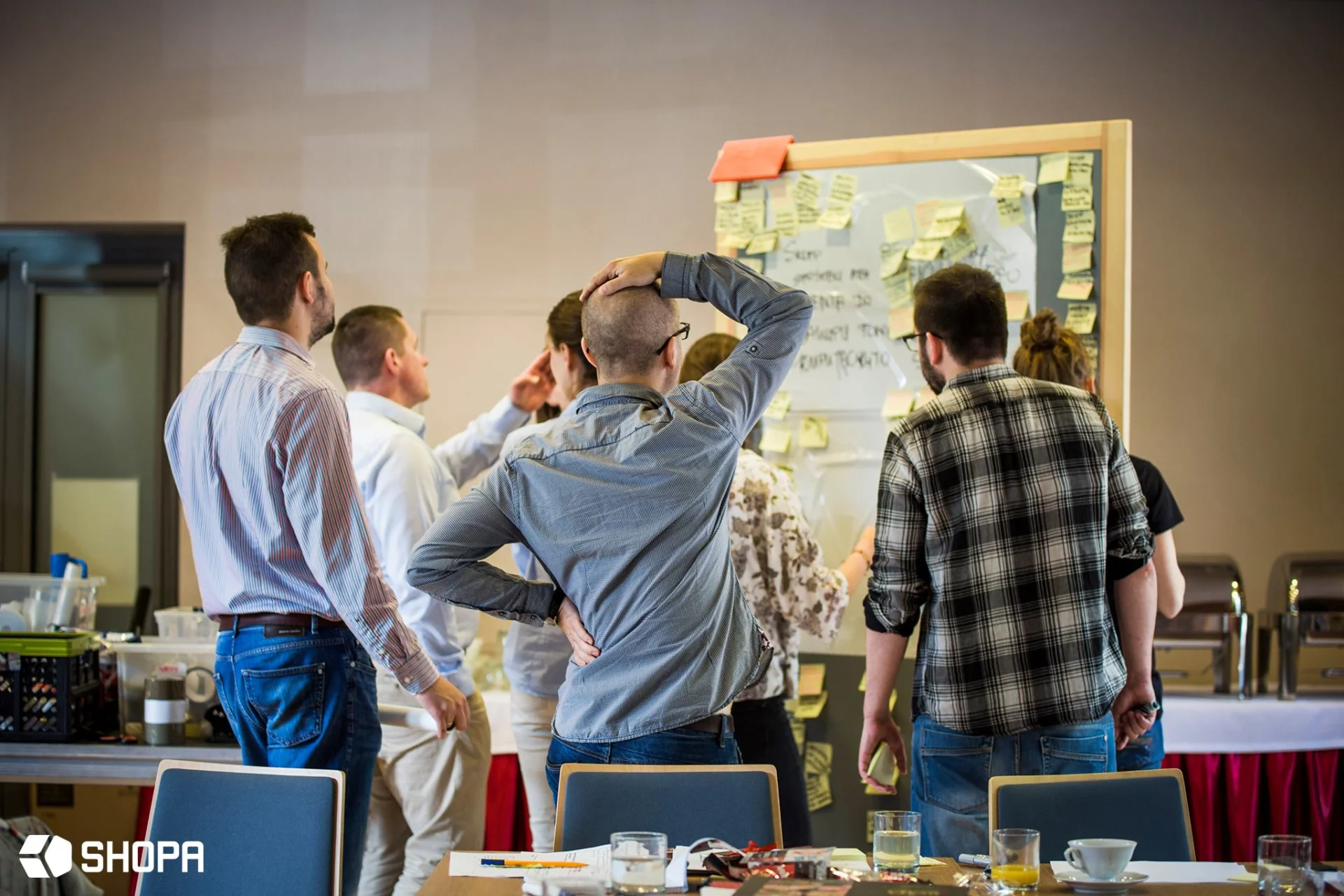 Warsztaty Design Thinking prowadzone dla firmy Sokołów S.A.