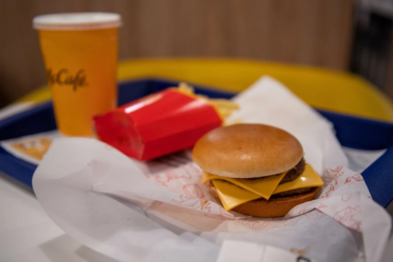 Burger w McDonald's.