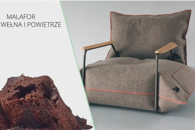 Fotel  Wełna&Powietrze vs. puszyste brownie