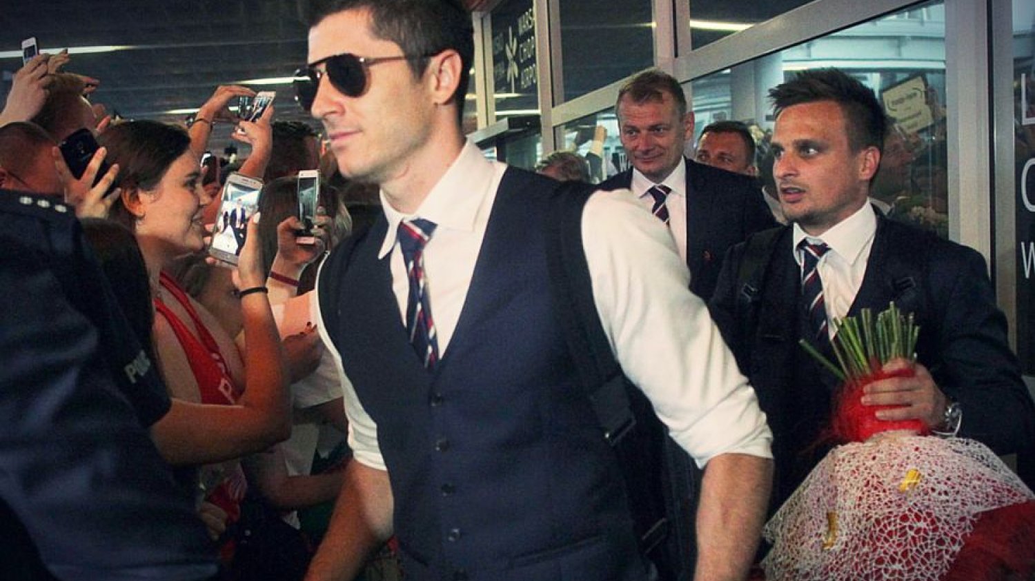 Robert Lewandowski po powrocie z EURO 2016.