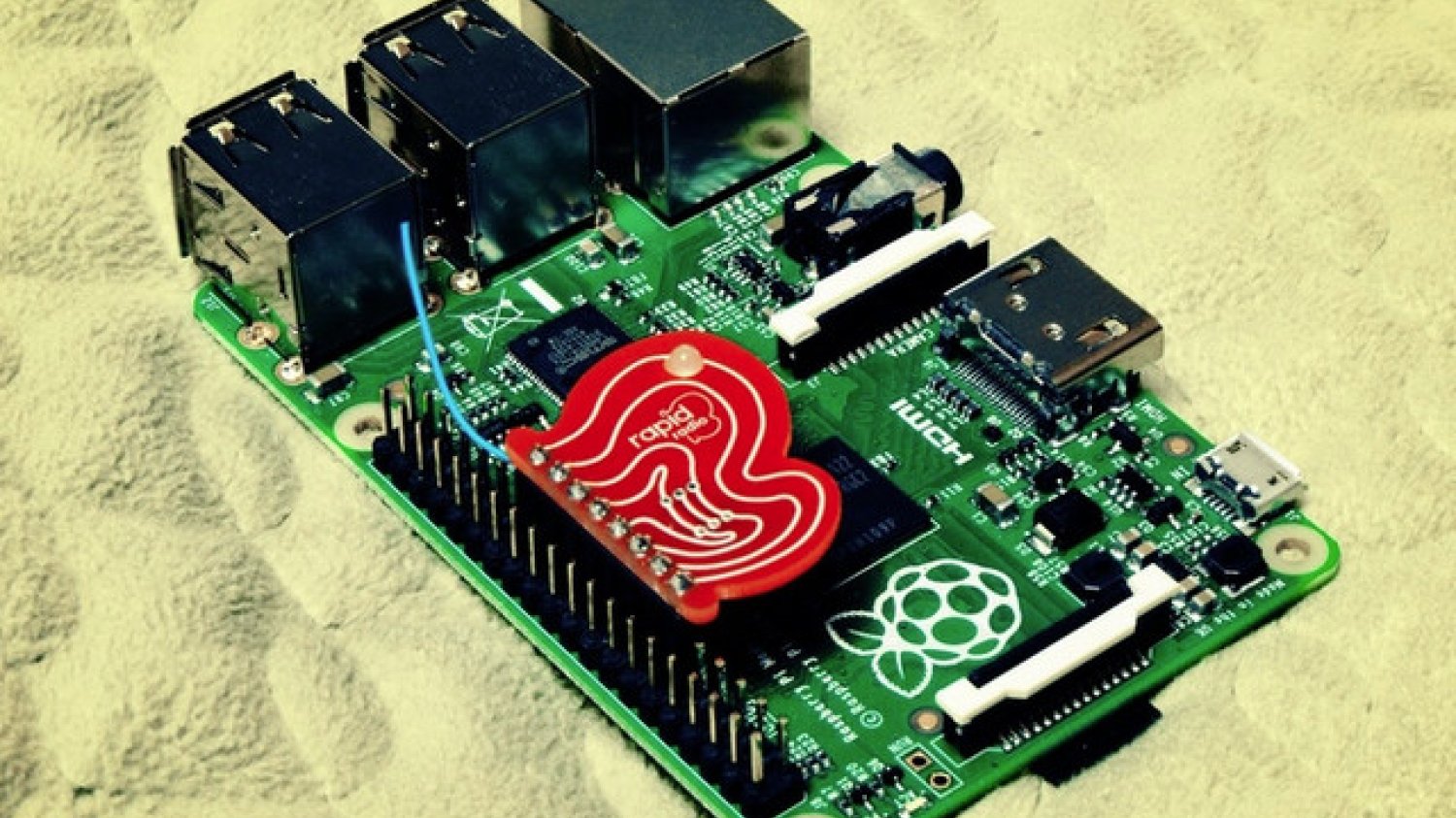 Rapid Radio zainstalowane w Raspberry Pi.