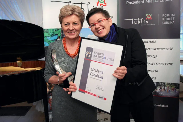Prof. Ginalska została obsypana za swój wynalazek gradem nagród