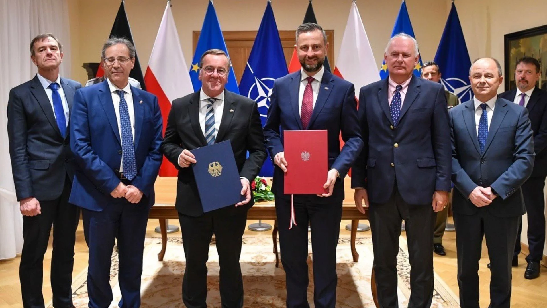 Ministrowie Władysław Kosiniak-Kamysz i Boris Pistorius.