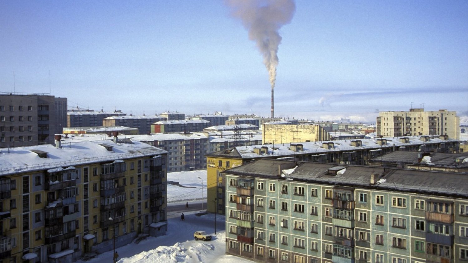 Miasto Workuta i przemysł górniczy.