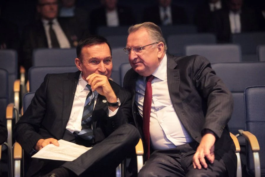 Zbigrniew Drzymała (ex Groclin-Dyskobolia) i Jacek Rutkowski (ex Amica)