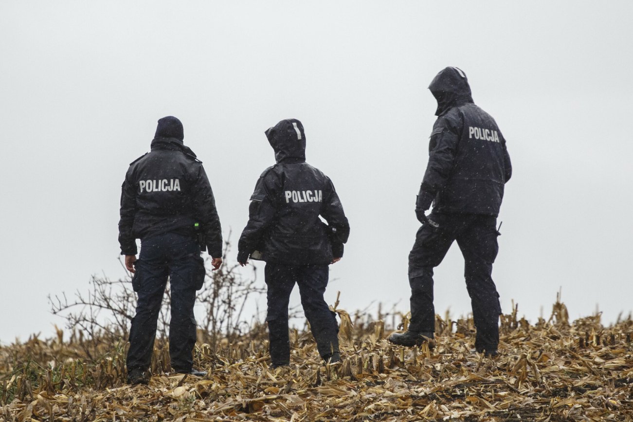 W powiecie bialskim ujawniono drona wykorzystywanego do przemytu