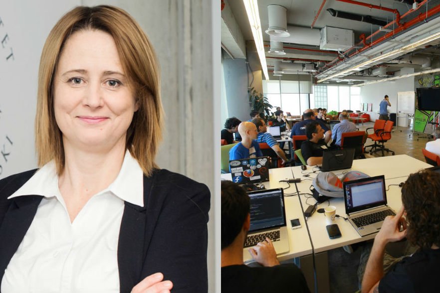 W DeLabie na Uniwerystecie Warszawskim trwa właśnie Techfugees. Na zdj. dr hab. Katarzyna Śledziewska, koordynator DELab