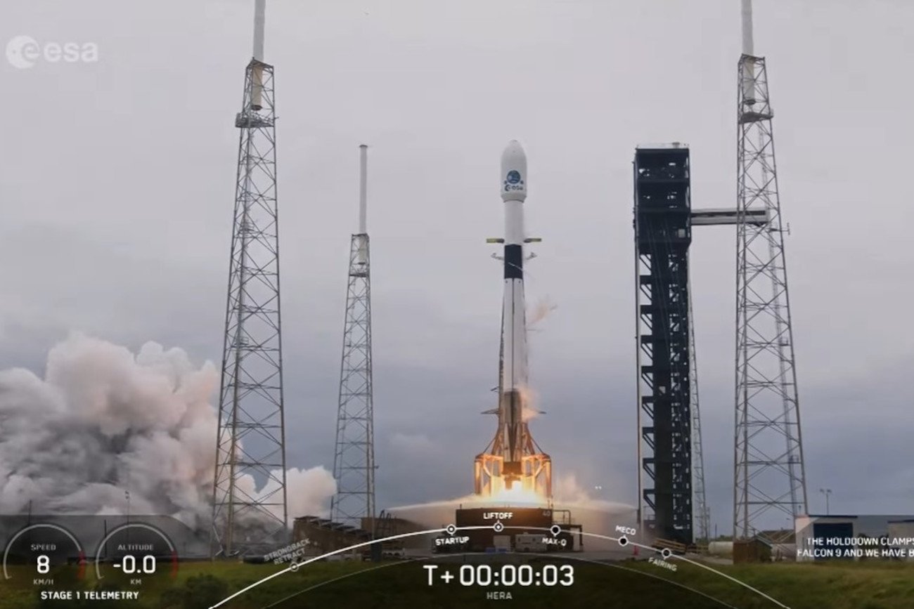 Start misji HERA European Space Agency, ESA