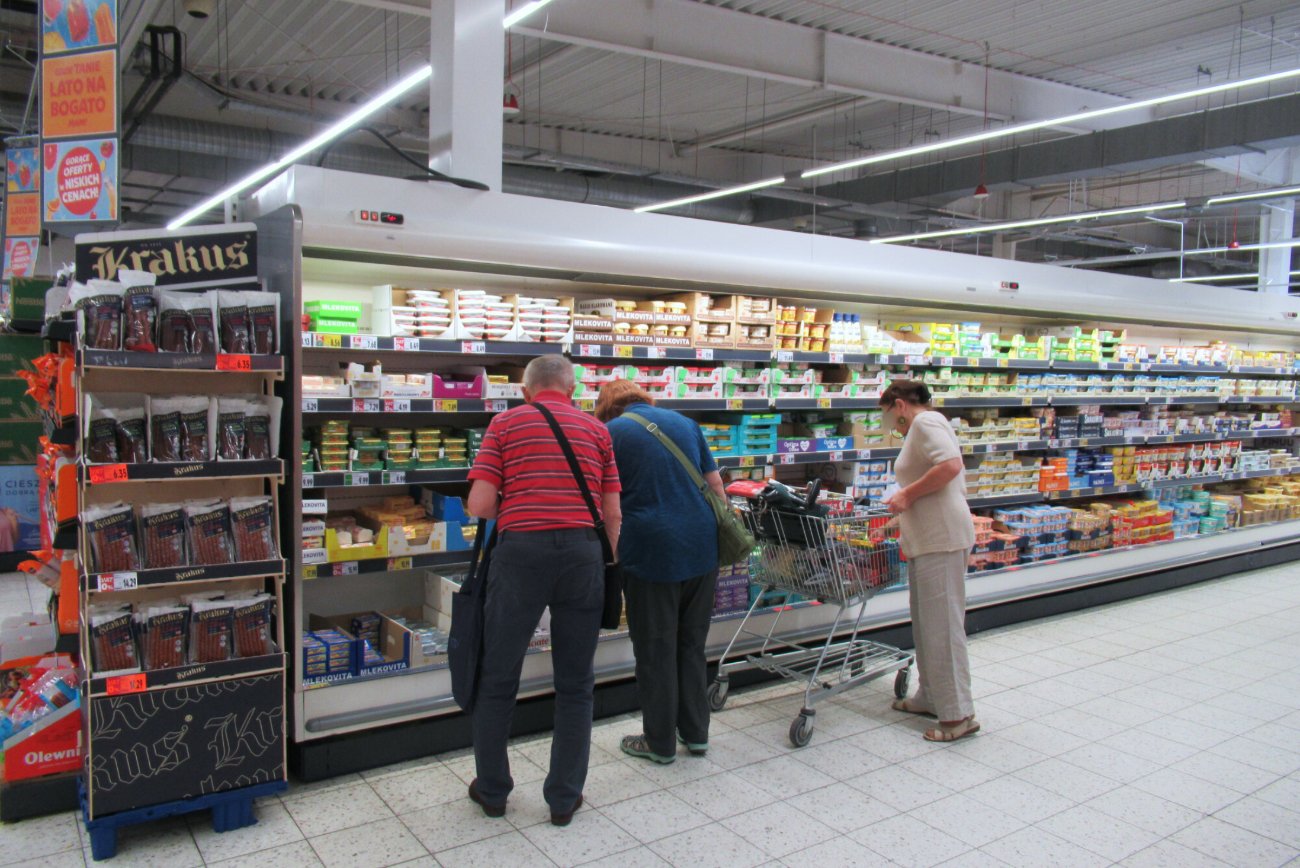 Zakupy w hipermarkecie